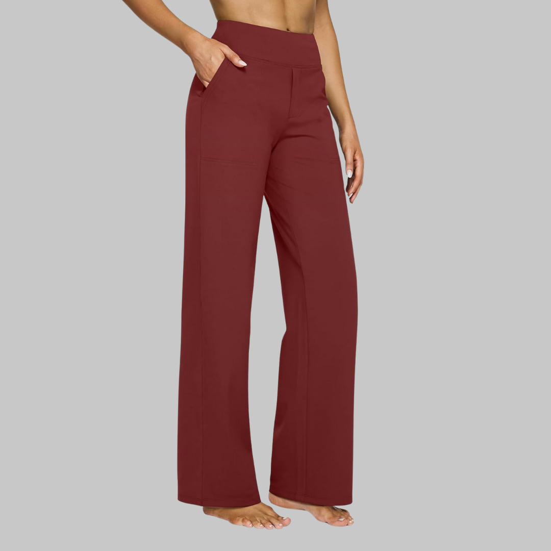 Le Pantalon Céline™ | Tissu stretch confortable & Taille haute amincissante