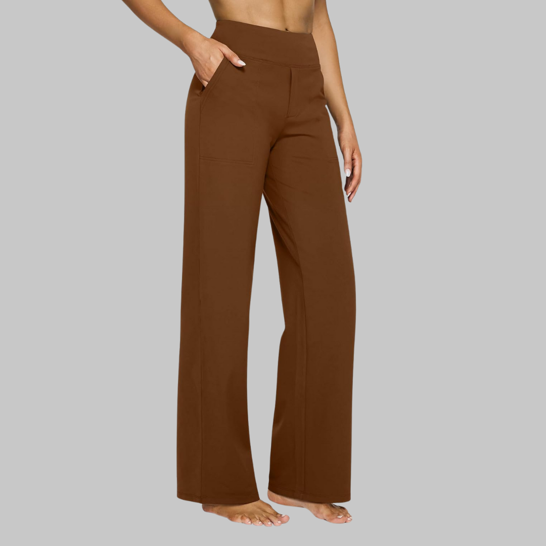 Le Pantalon Céline™ | Tissu stretch confortable & Taille haute amincissante