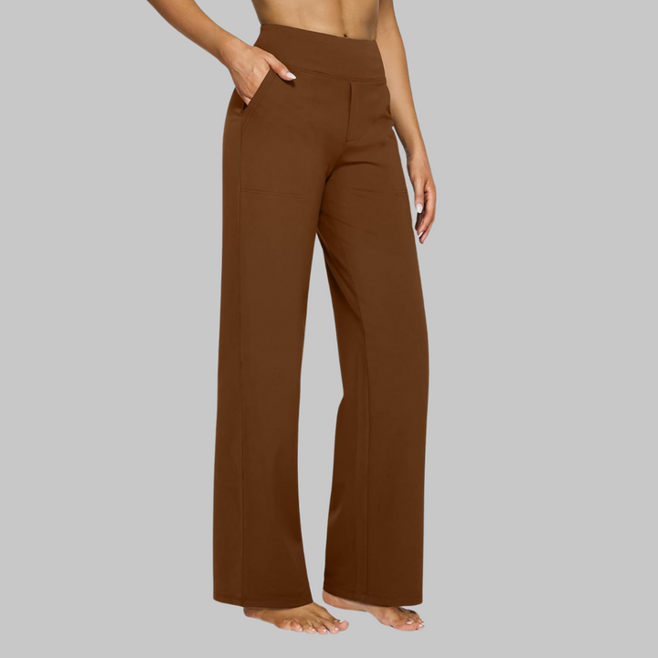 Le Pantalon Céline™ | Tissu stretch confortable & Taille haute amincissante