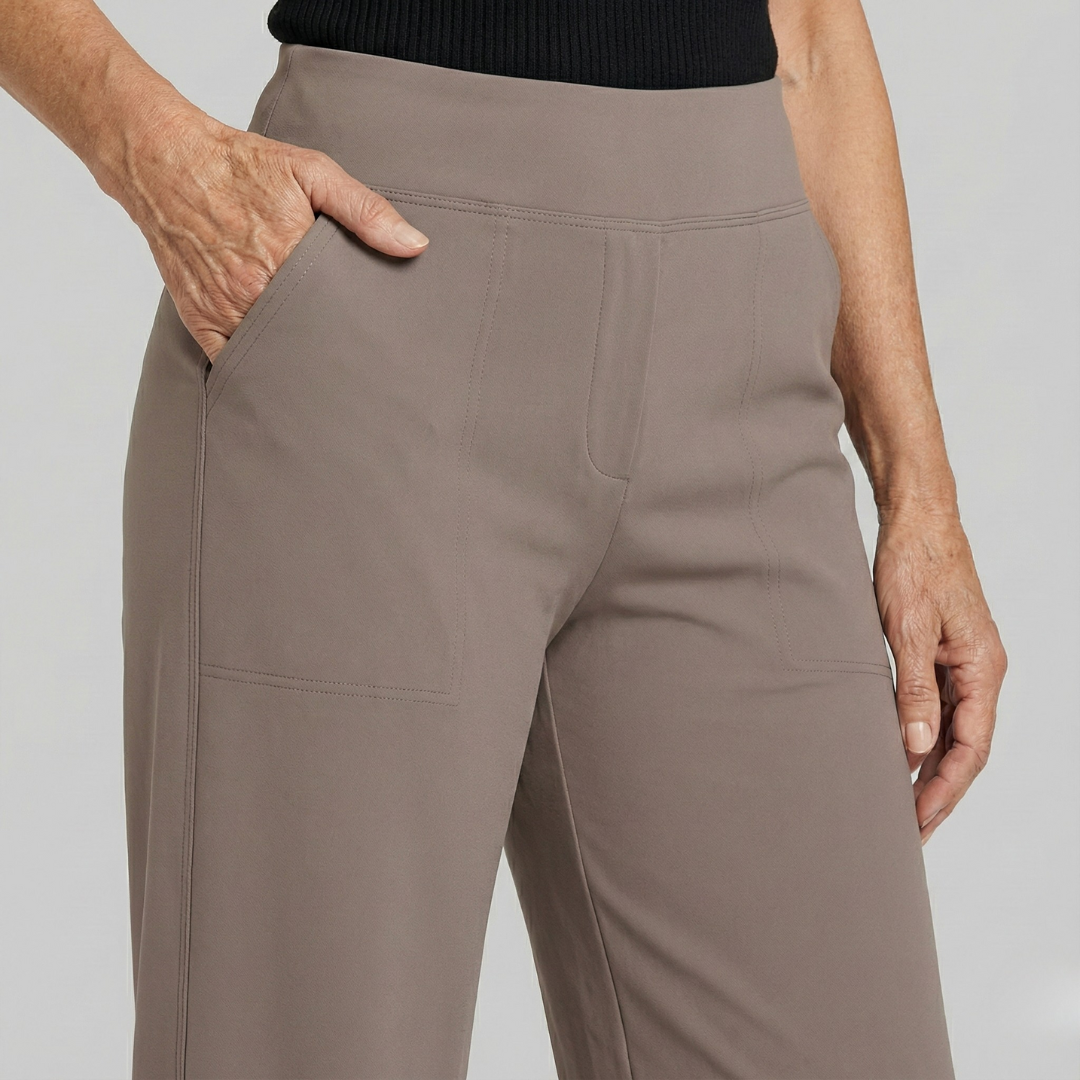 Le Pantalon Céline™ | Tissu stretch confortable & Taille haute amincissante