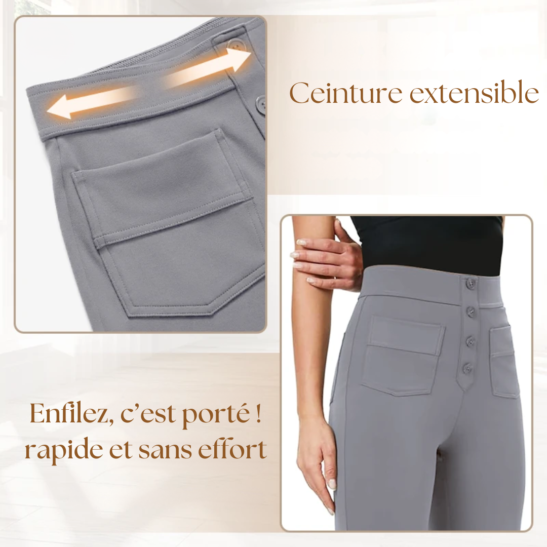 Brigitte Bordeaux | Pantalon Confort Élégant