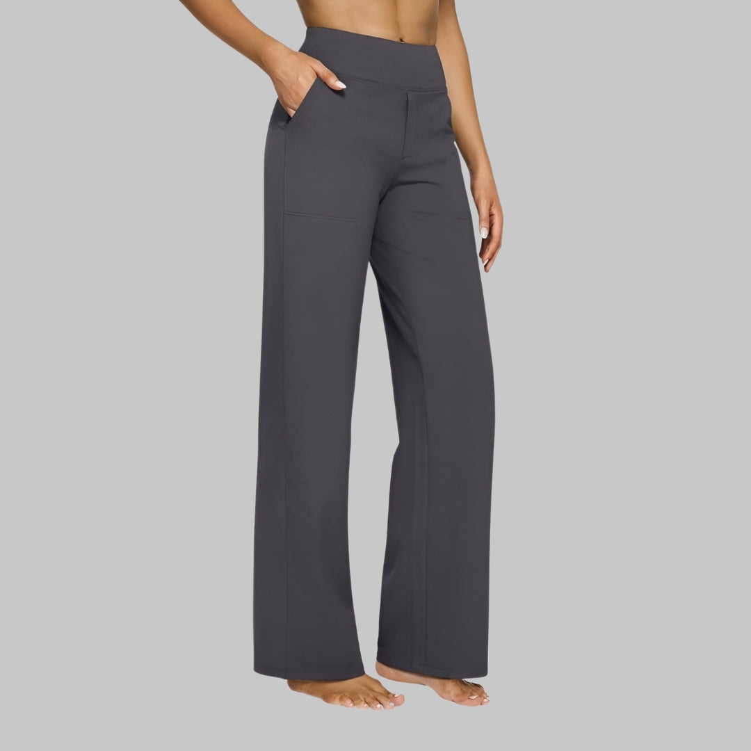 Le Pantalon Céline™ | Tissu stretch confortable & Taille haute amincissante