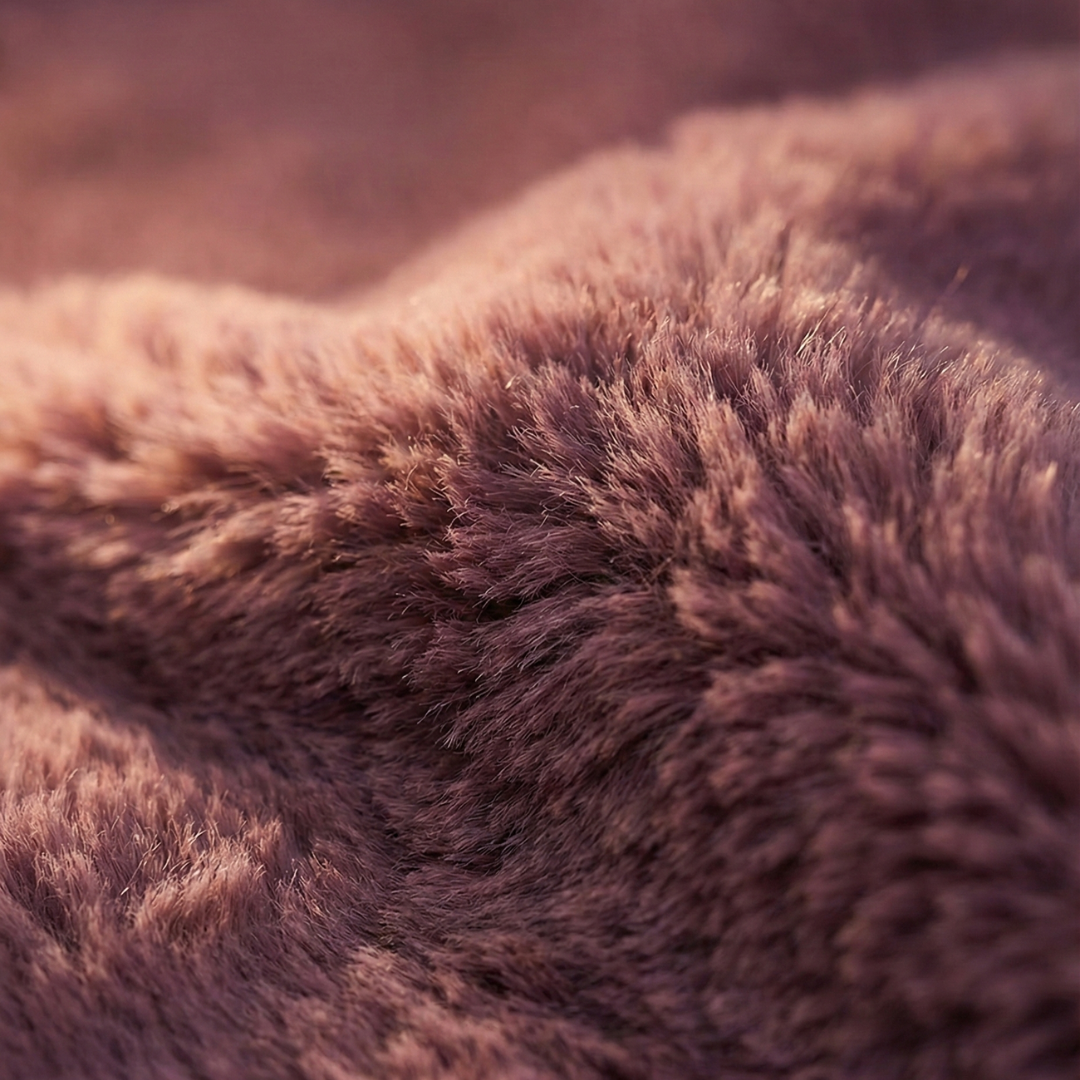 Soline™  | Veste Cocon en Fausse Fourrure - Col Montant Zippé