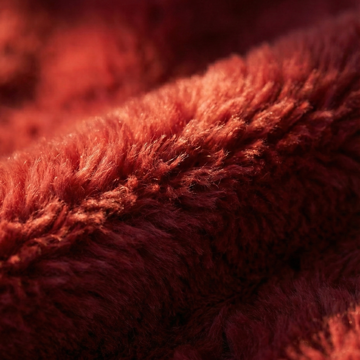 Soline™  | Veste Cocon en Fausse Fourrure - Col Montant Zippé