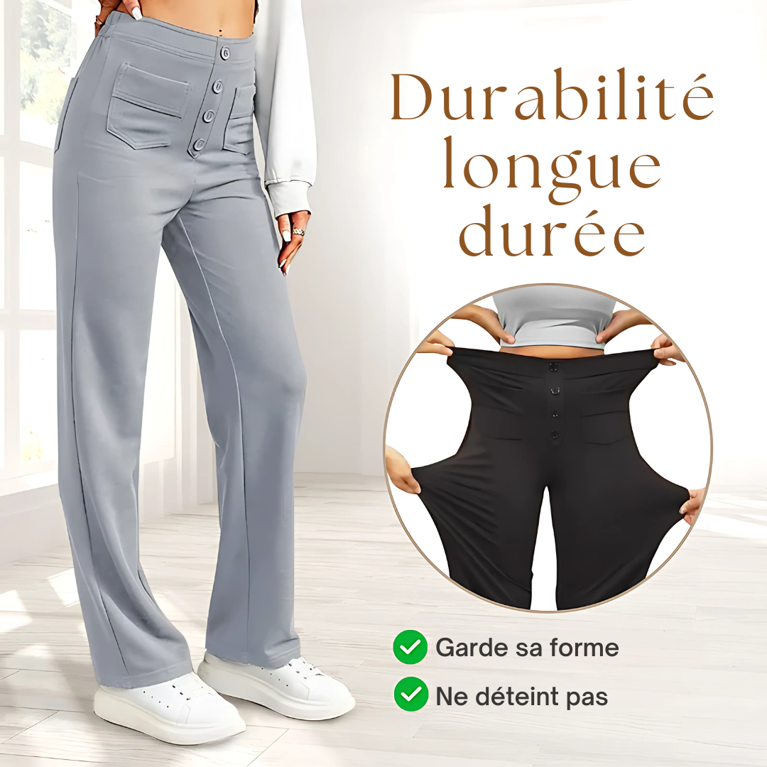 Brigitte Bordeaux | Pantalon Confort Élégant