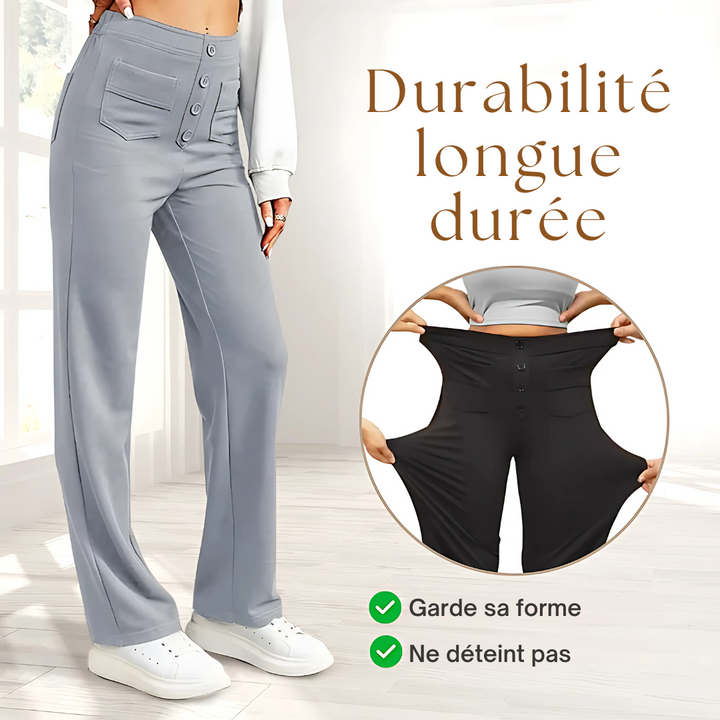 Brigitte Bordeaux | Pantalon Confort Élégant