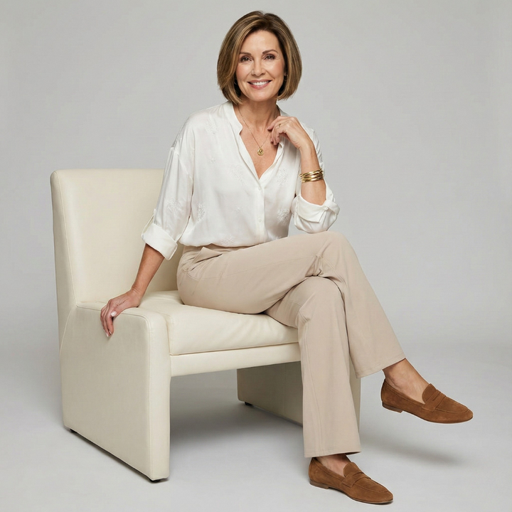 Le Pantalon Céline™ | Tissu stretch confortable & Taille haute amincissante