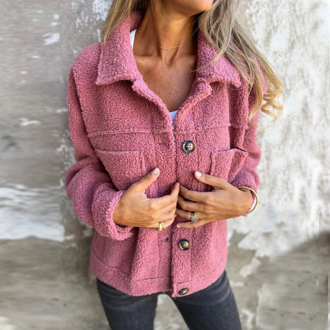 Brigitte Bordeaux | Manteau léger d’automne pour femme – style casual