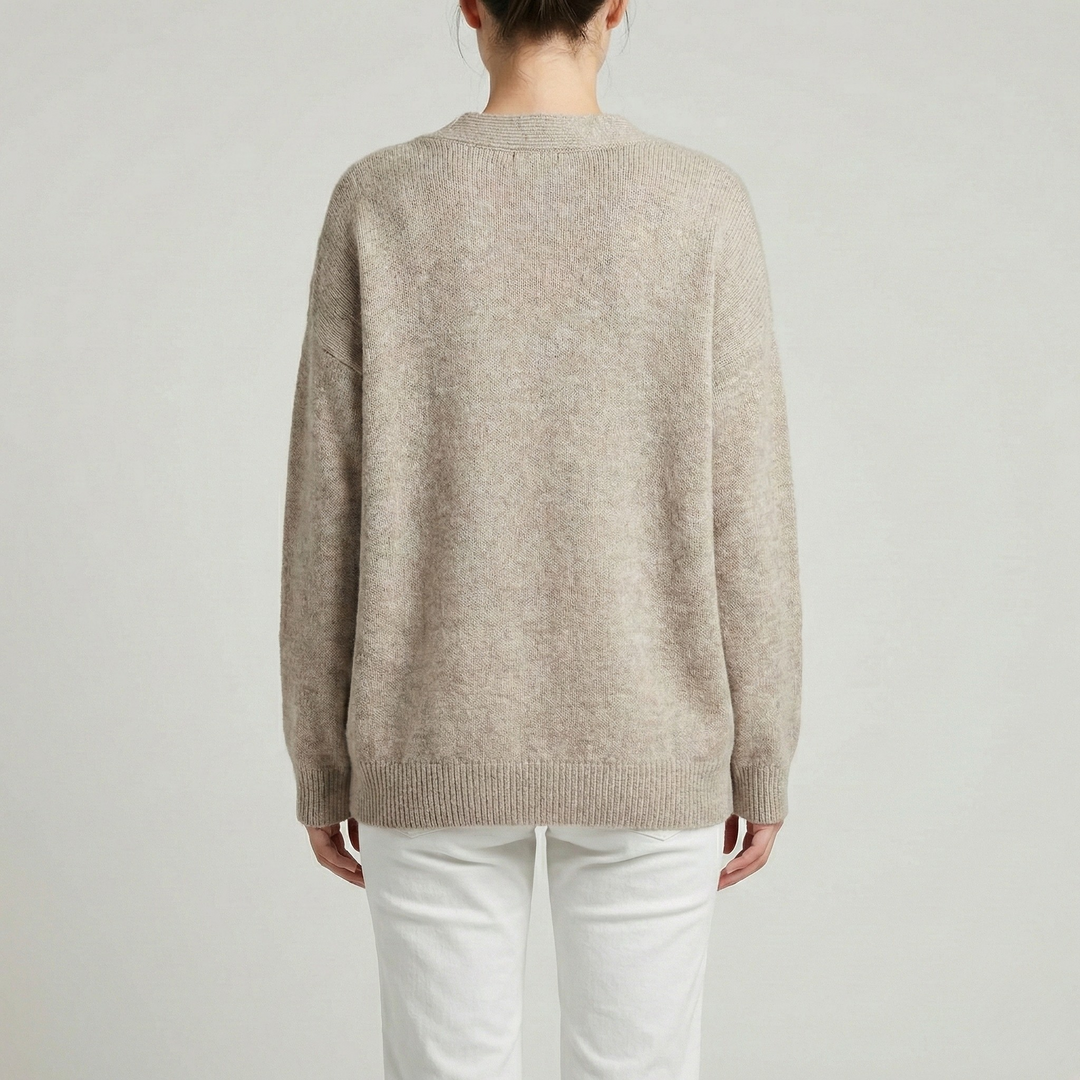 Anne | Pull en cachemire col V