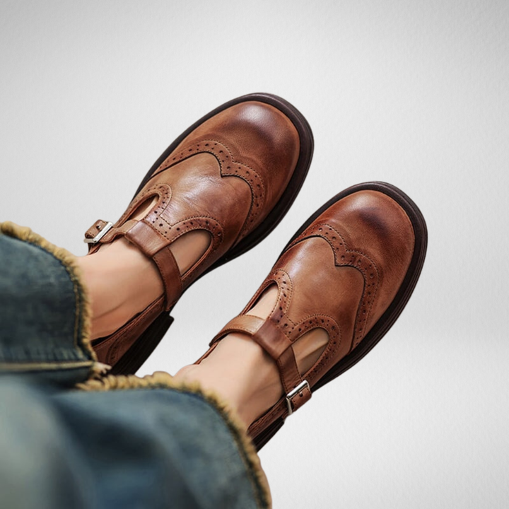 Brigitte Bordeaux | Chaussure élégante en cuir